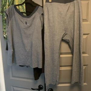Blue free people Lounge Set nwot
